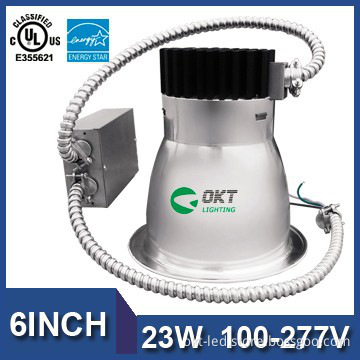 For us market 5 Years Warranty 6inch 23W recessed downlight led